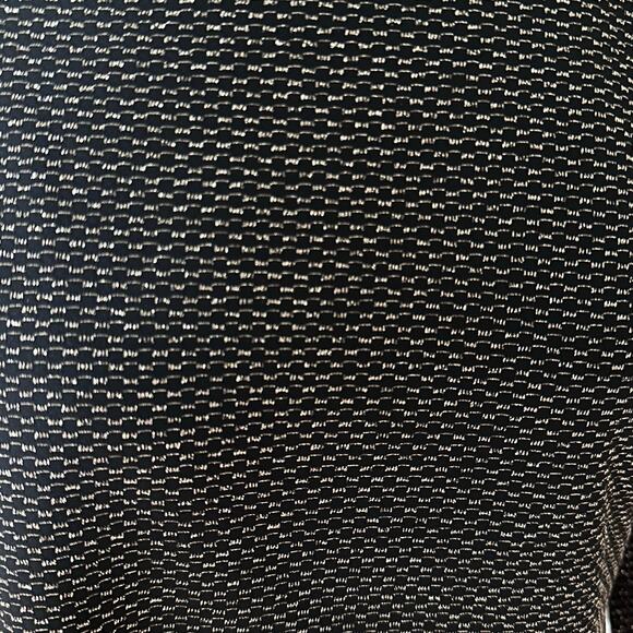 Calvin Klein metallic gold trim asymmetrical top blouse - Picture 2 of 9